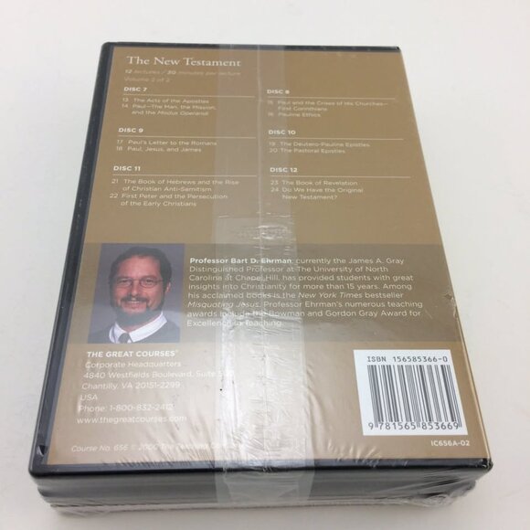 The Great Courses The New Testament Guidebook & 12 DVDs Sealed University Level - Picture 4 of 7